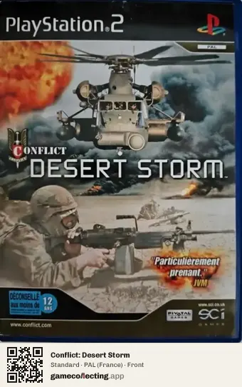 Conflict: Desert Storm PlayStation 2, France box front