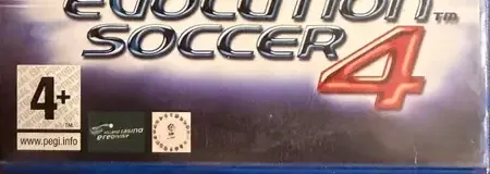 Pro Evolution Soccer 4, the PEGI square on its front