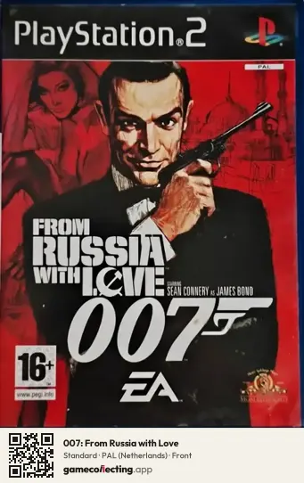 007: From Russia with Love PlayStation 2, Netherlands box front