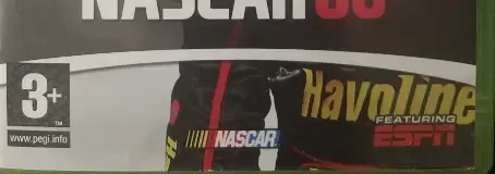 NASCAR 08, the PEGI square on its front
