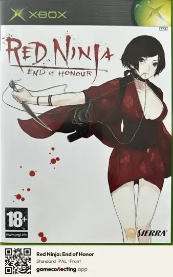 Red Ninja: End of Honor Xbox, PAL box front