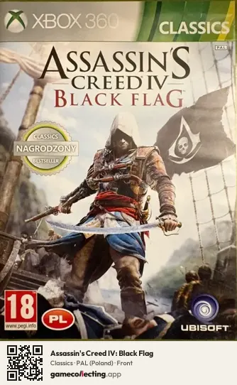 Assassin's Creed IV: Black Flag Xbox 360, Poland box front