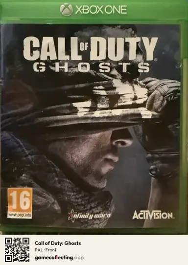 Call of Duty: Ghosts Xbox One, PAL box front