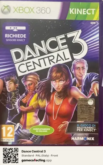 Dance Central 3 Xbox 360, Italy box front