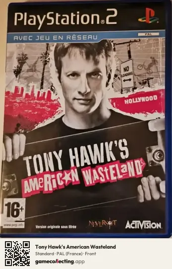 Tony Hawk's American Wasteland PlayStation 2, France box front