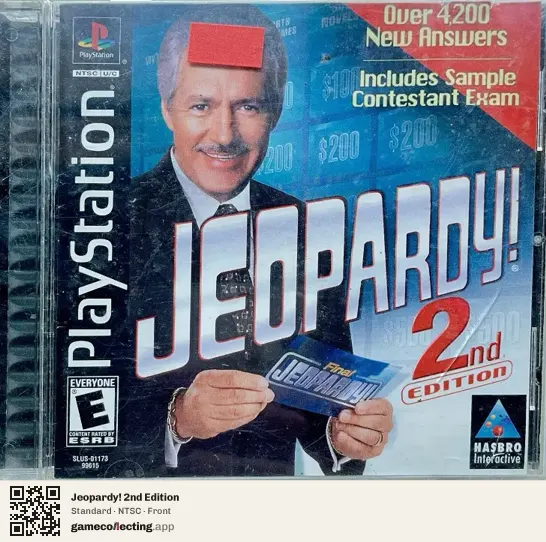 Jeopardy! 2nd Edition PlayStation, NTSC box front