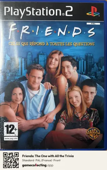 Friends: The One with All the Trivia PlayStation 2, France box front