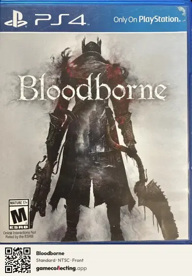 Bloodborne PlayStation 4, NTSC box front