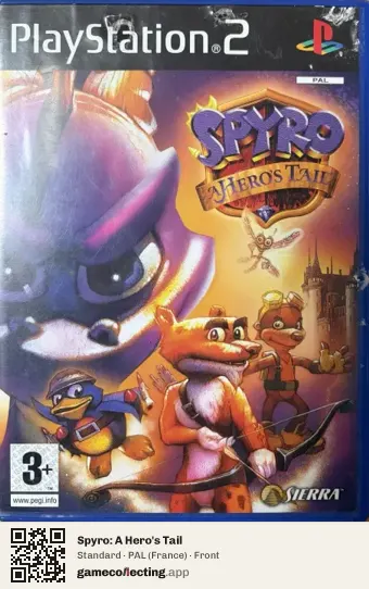 Spyro: A Hero's Tail PlayStation 2, France box front