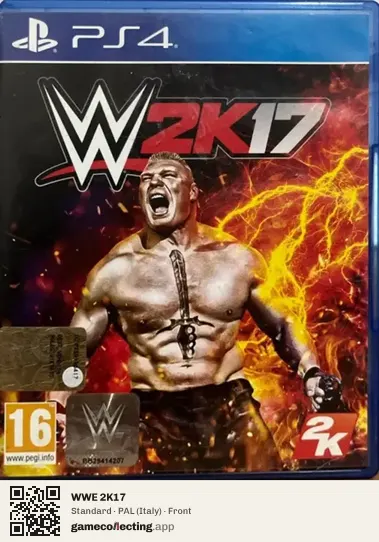 WWE 2K17 PlayStation 4, Italy box front