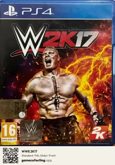 WWE 2K17 PlayStation 4, Italy box front