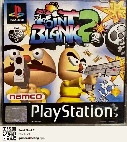 Point Blank 2 PlayStation, PAL box front