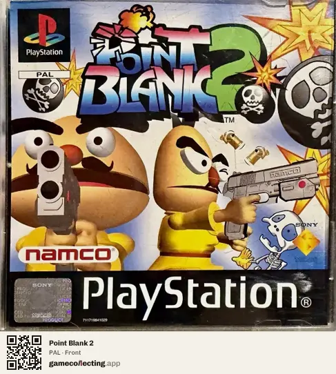 Point Blank 2 PlayStation, PAL box front