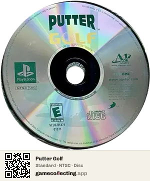 Putter Golf PlayStation, NTSC disc