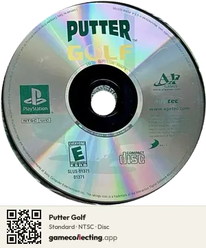 Putter Golf PlayStation, NTSC disc
