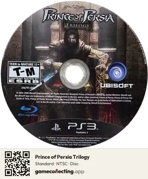 Prince of Persia Trilogy PlayStation 3, NTSC disc