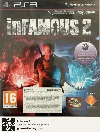Infamous 2 PlayStation 3, Germany box front