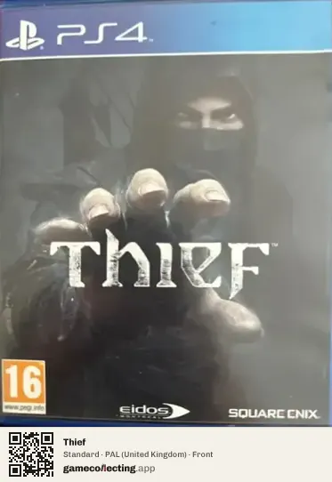 Thief PlayStation 4, United Kingdom box front