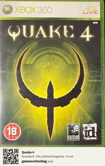 Quake 4 Xbox 360, United Kingdom box front