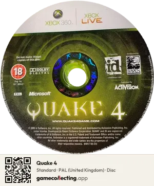 Quake 4 Xbox 360, PAL disc