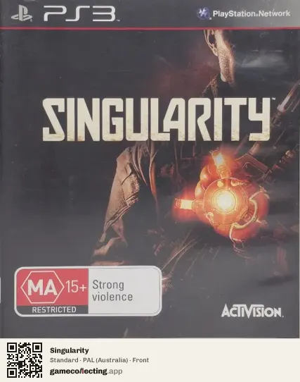 Singularity PlayStation 3, Australia box front