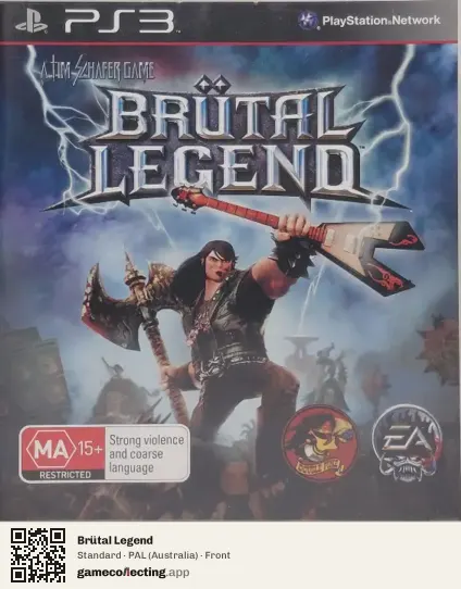 Brütal Legend PlayStation 3, Australia box front