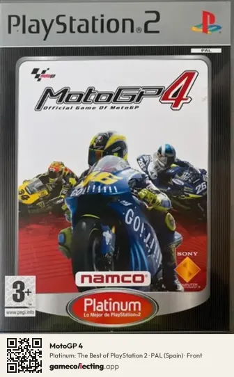 MotoGP 4 PlayStation 2, Spain box front