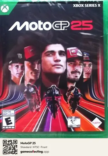 MotoGP 25 Xbox Series X, NTSC box front