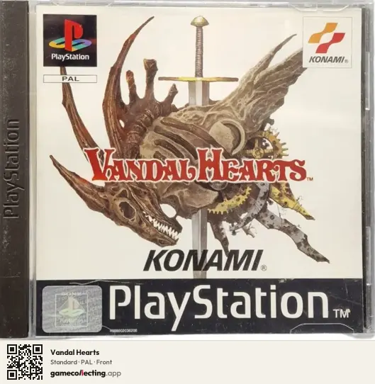 Vandal Hearts PlayStation, PAL box front