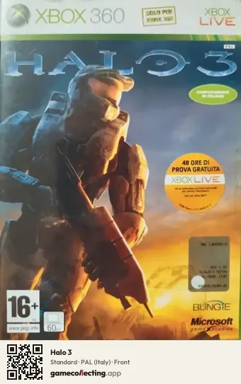Halo 3 Xbox 360, Italy box front