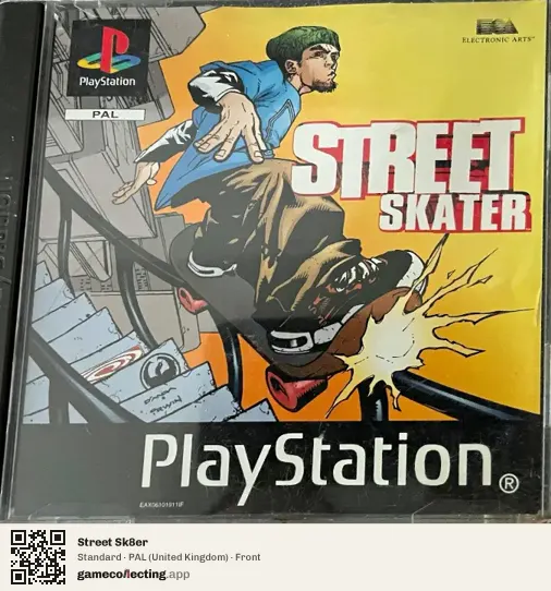 Street Sk8er PlayStation, United Kingdom box front
