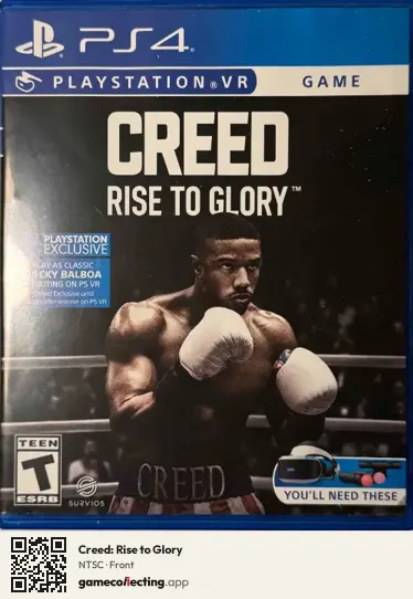 Creed: Rise to Glory PlayStation 4, NTSC box front