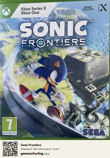 Sonic Frontiers Xbox Series X, Germany box front