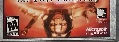 Fable: The Lost Chapters, the ESRB box on its front