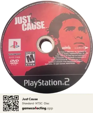Just Cause PlayStation 2, NTSC disc