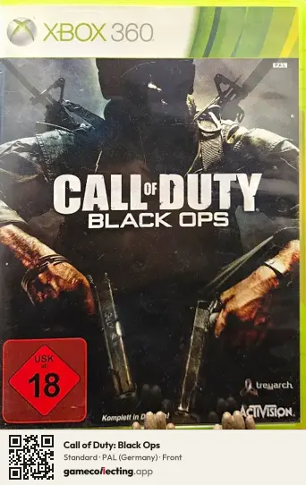Call of Duty: Black Ops Xbox 360, Germany box front