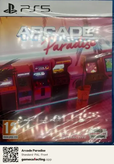 Arcade Paradise PlayStation 5, PAL box front