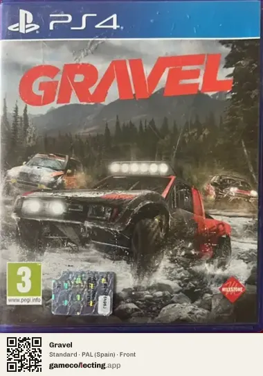 Gravel PlayStation 4, Spain box front