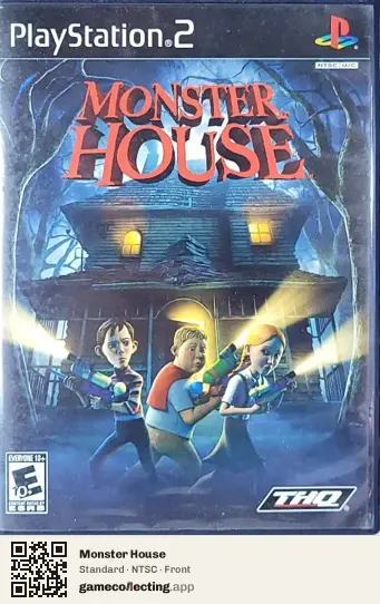 Monster House PlayStation 2, NTSC box front