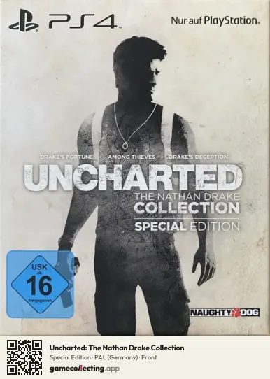 Uncharted: The Nathan Drake Collection PlayStation 4, Germany box front