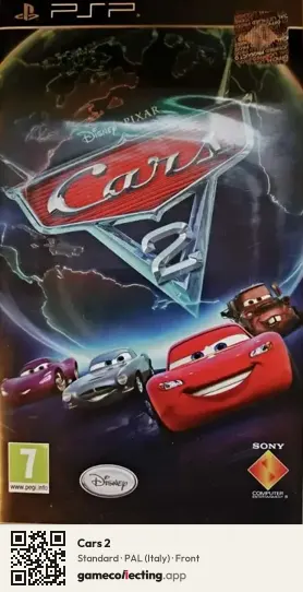Cars 2 PlayStation Portable, Italy box front