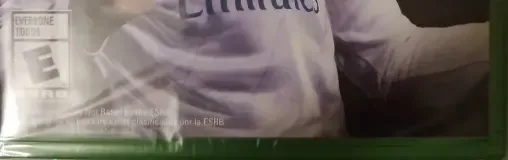 FIFA 18, the ESRB box on its front