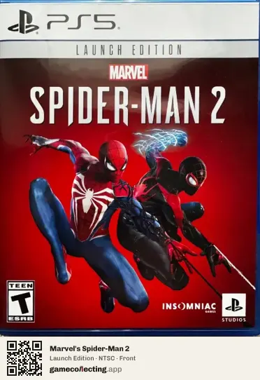 Marvel's Spider-Man 2 PlayStation 5, NTSC box front