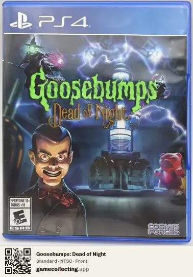 Goosebumps: Dead of Night PlayStation 4, NTSC box front