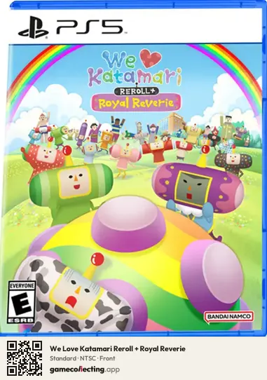 We Love Katamari Reroll + Royal Reverie PlayStation 5, NTSC box front