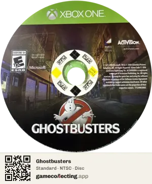 Ghostbusters Xbox One, NTSC disc