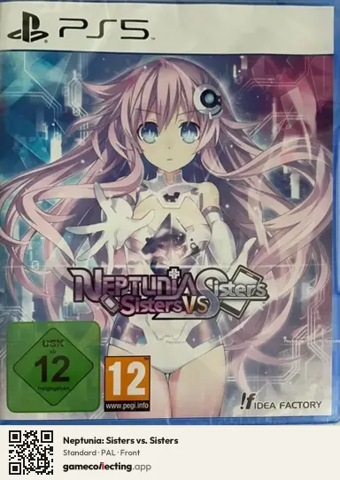 Neptunia: Sisters vs. Sisters PlayStation 5, PAL box front