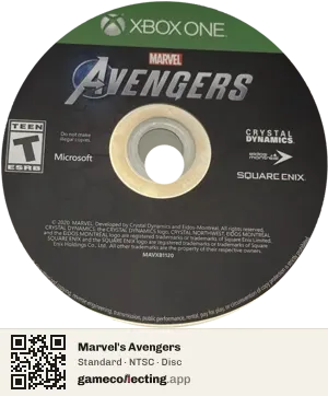 Marvel's Avengers Xbox One, NTSC disc