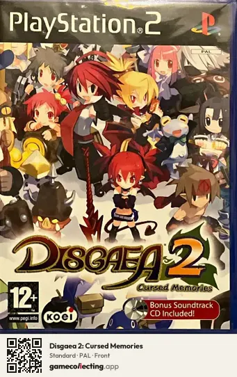 Disgaea 2: Cursed Memories PlayStation 2, PAL box front
