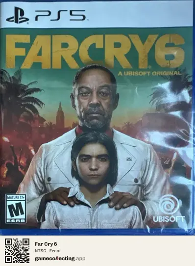Far Cry 6 PlayStation 5, NTSC box front